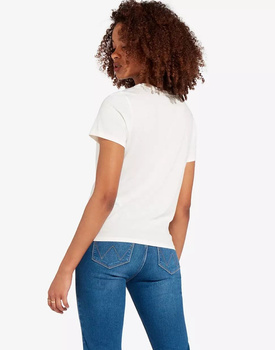 WRANGLER ROUND TEE DAMSKI T-SHIRT KOSZULKA Z KRÓTKIM RĘKAWEM OFF WHITE W7N4EV737 112131969