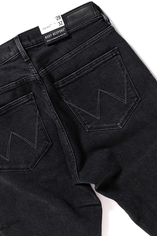 WRANGLER HIGH RISE SKINNY BLACK NOISE W27HGQ11H 112128081