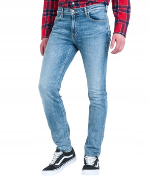 LEE RIDER MĘSKIE SPODNIE JEANSOWE BLUE TIME L701IQCH 112117460