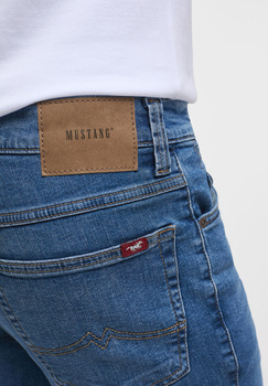 MUSTANG TRAMPER STRAIGHT MĘSKIE SPODNIE JEANSOWE JEANSY DENIM BLUE 1013720 5000 583