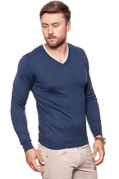 WRANGLER V NECK KNIT NAVY W86222P35 112132321