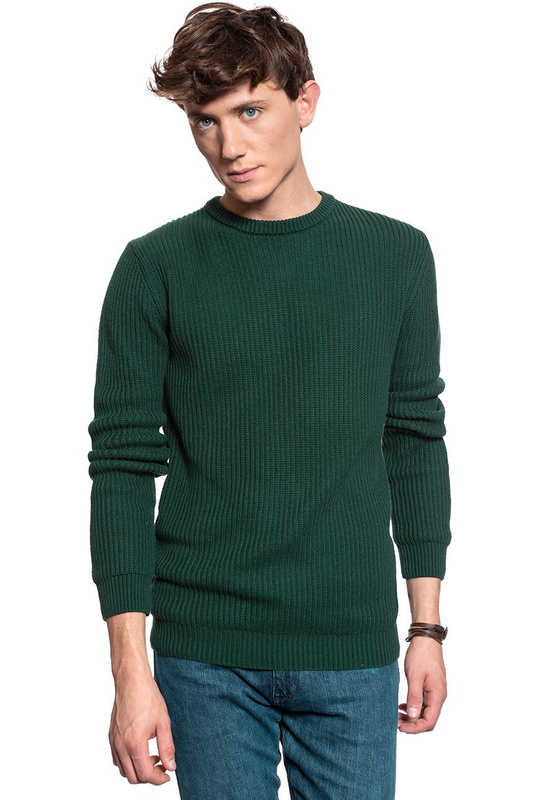 MĘSKI SWETER WRANGLER STRUCTURAL CREW PINE W8B1PNG01 112132381