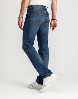 Męskie Spodnie Jeansowe Marvin Straight Mid Stone Blue Grey Denim 1047981 10162