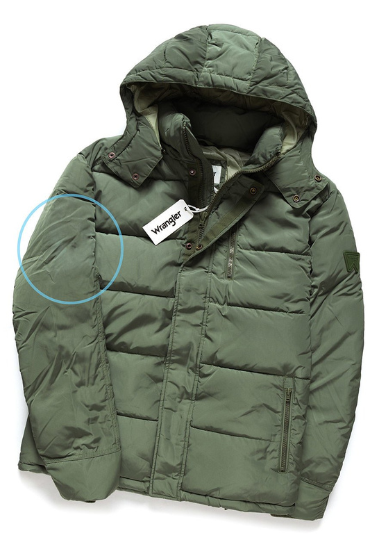 KURTKA ZIMOWA WRANGLER PROTECTOR JACKET DUSTY OLIVE W4727W345 112129019