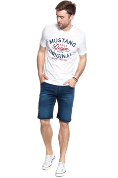 MUSTANG T SHIRT LOGO TEE CLOUD DANCER 1007249 2020