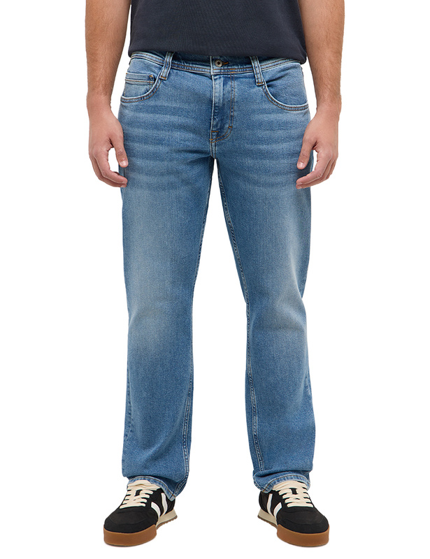 Męskie Spodnie jeansowe Mustang Style Denver Straight Denim Blue 1017444 5000 583
