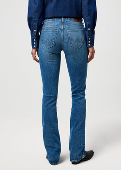 DAMSKIE SPODNIE WRANGLER BOOTCUT RUSTLER WASH 112373180