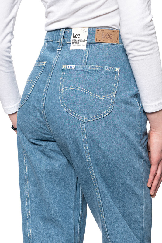 DAMSKIE SPODNIE JEANSOWE LEE Panelled Stella Tape GREY BALA L30QMMOJ 112106579