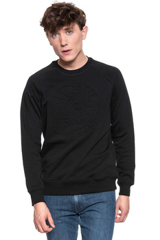 BLUZA LEE EMBOSSED CREW SWS BLACK L81PSP01 112121882