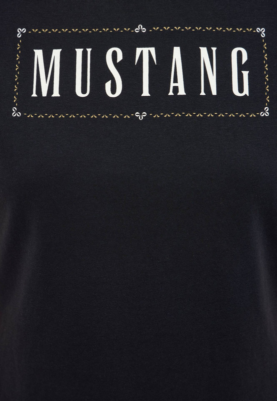Damski T-Shirt Mustang Style Loa Black Beauty 1016754 4185