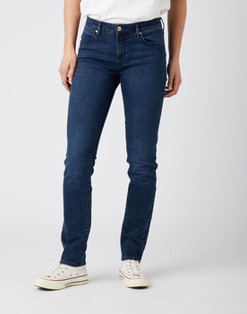 DAMSKIE SPODNIE JEANSOWE WRANGLER SLIM BLACKOUT BLUE W28LLT98M 112141293