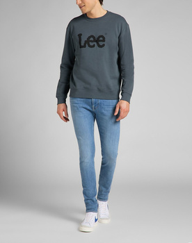 LEE BASIC CREW LOGO SWS DARK SLATE L80XTJTG 112140882