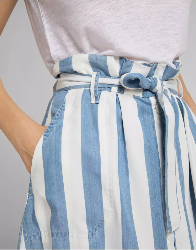 DAMSKA SPÓDNICA LEE BUTTON FRONT SKIRT DAWN BLUE L38QZDQA 112108316