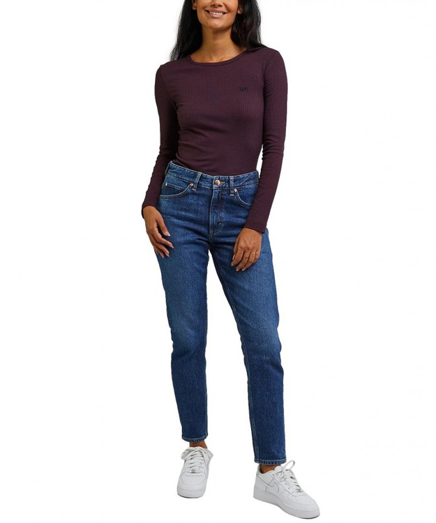 DAMSKIE SPODNIE LEE RIDER JEANS INDIGO REVIVAL 112346312