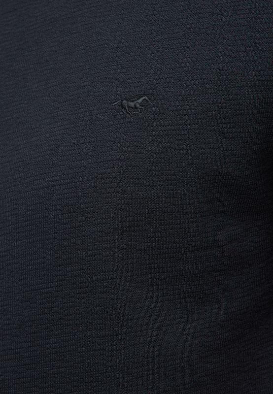 Męski T-Shirt Mustang Style Austin Jet Black 1016872 4188