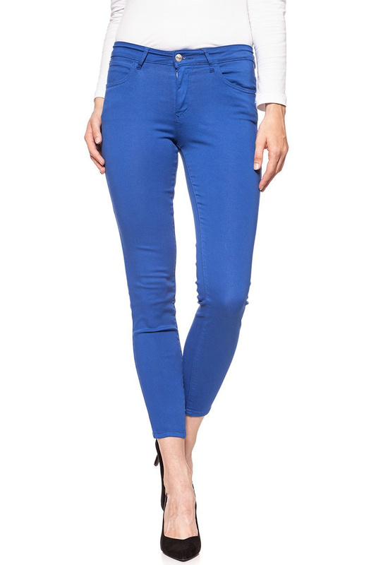 WRANGLER CROP SKINNY SPODNIE DAMSKIE TURKISH SEA W28MHL291 112128460