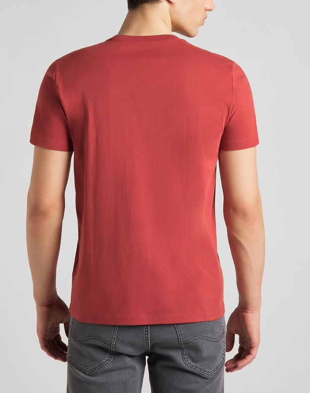 LEE CIRCLE TEE MĘSKI T-SHIRT RED OCHRE L64HFQOE 112140500