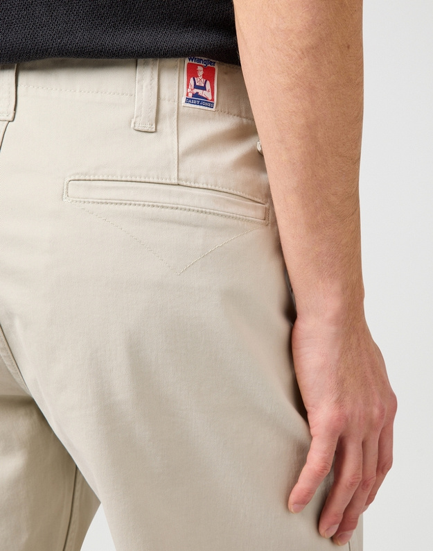 MESKIE SPODENKI WRANGLER CJ CHINO SHORTS PELICAN 112362919