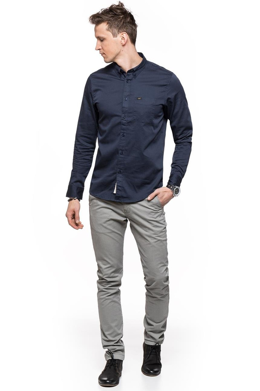 LEE SPODNIE MĘSKIE CHINO GREY L768GK81