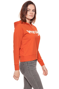 BLUZA WRANGLER LOGO HOODY BURNT OC W6078HP3B 112130446
