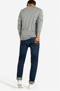 WRANGLER CREW KNIT MĘSKI SWETER MID GREY MEL W8567PD37 112132265