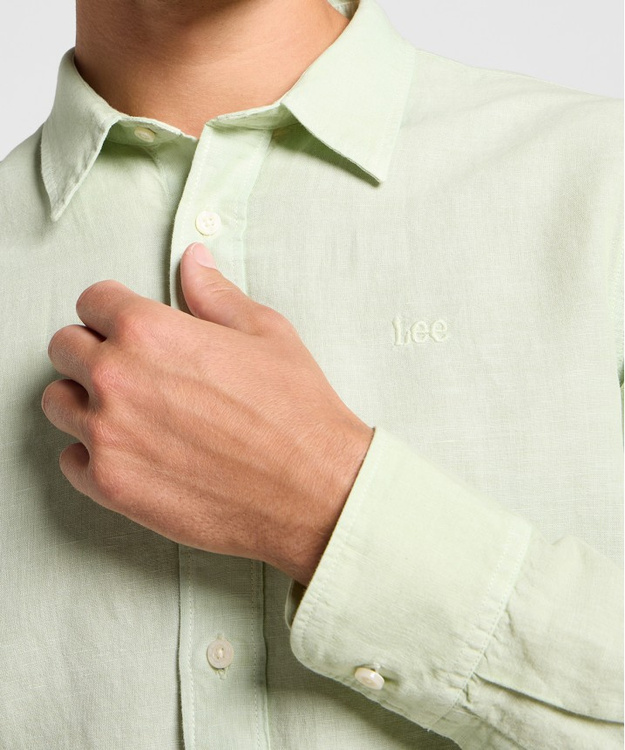 MESKA KOSZULA LEE PATCH SHIRT SOFT SAGE 112363905