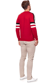 MĘSKI SWETER WRANGLER RETRO CREW SALSA RED W8635P3WN 112132337