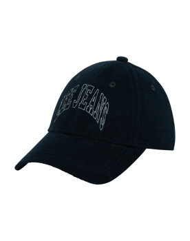 LEE MĘSKA CZAPKA Z DASZKIEM CORD CAP WASHED BLACK 112342465 LP76017013