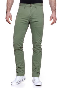 LEE SPODNIE MĘSKIE SLIM CHINO OLIVE GREEN L768FT33