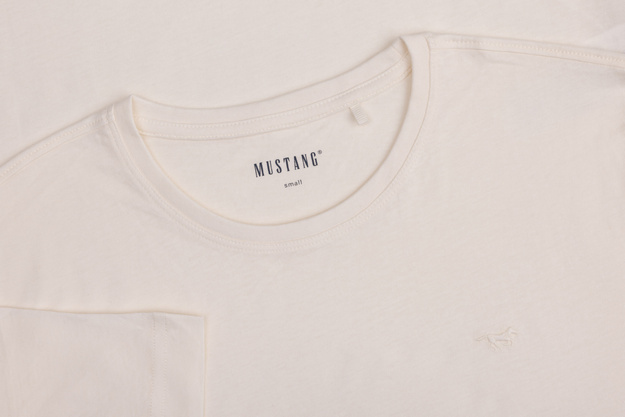 Męski T-Shirt Mustang Style Alex Egret 1017337 2000