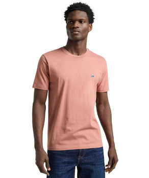 MESKA KOSZULKA LEE SS PATCH LOGO TEE SEPIA 112364539