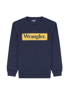 WRANGLER SEASONAL CREW MĘSKA BLUZA NAVY 112341196 W6F3011976