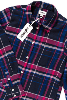 KOSZULA WRANGLER LS SHIRT BRIGHT ROSE W5241ORVC 112129367