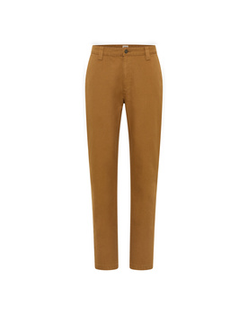 MESKIE SPODNIE MATERIALOWE LEE RELAXED WORKWEAR CHINO GLAZED GINGER 112355784