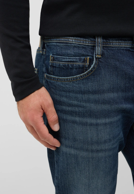 Męskie Spodnie jeansowe Mustang Style Denver Straight Denim Blue 1016817 5000 873