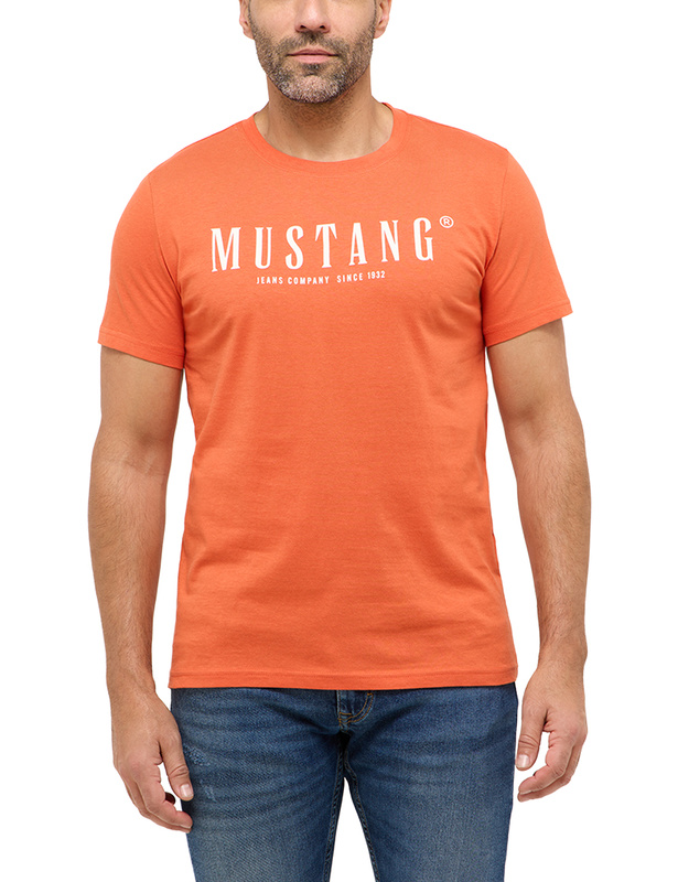 Męski T-Shirt Mustang Style Austin Burnt Ochre 1016264 7105