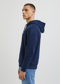 LEE PLAIN HOODIE MĘSKA BLUZA Z KAPTUREM EMPEROR NAVY L80YRFA67