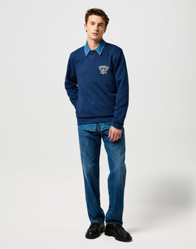 MESKIE SPODNIE WRANGLER FRONTIER RETRO BLUE 112370955