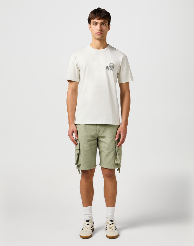 WRANGLER MĘSKIE SPODENKI WRANGLER CJ CARGO SHORTS TEA 112362504
