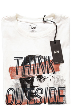 LEE T SHIRT OUTSIDE THE BOX TEE BURNT OCHRE L63PAIBH