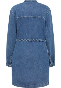 Damska Sukienka Mini Mustang Style Paola  Dress Denim Blue 1015586 5000 500