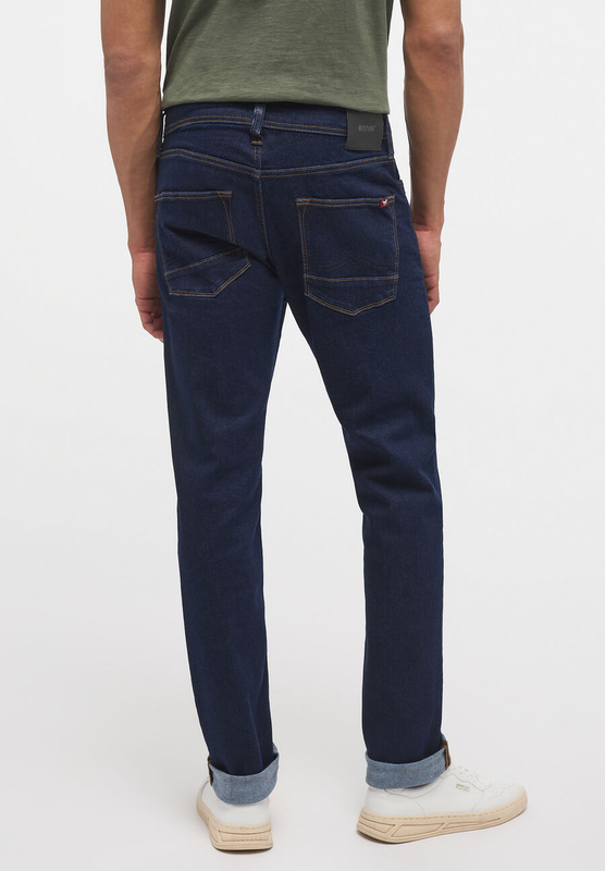 Męskie Spodnie Jeansowe MUSTANG Vegas Slim Denim Blue 1014246 5000 940