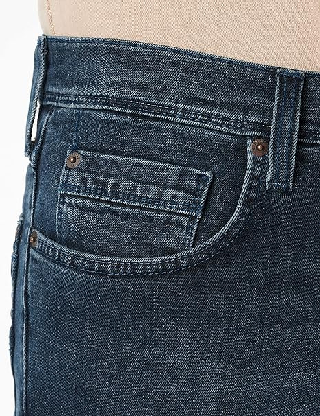Męskie Spodnie jeansowe Mustang Style Washington Denim Blue 1012711 5000 882