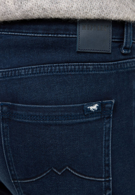 Damskie Spodnie Jeansowe Mustang Style Shelby Slim Denim Blue 1016909 5000 801