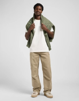 MESKIE SPODNIE LEE PARACHUTE CARGO KANSAS CITY KHAK 112370581