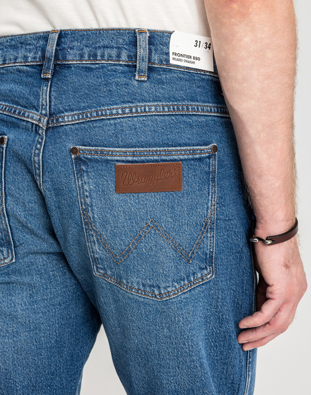 WRANGLER MĘSKIE SPODNIE JEANSOWE FRONTIER SEEING DOUBLE 112350808 W16V018005