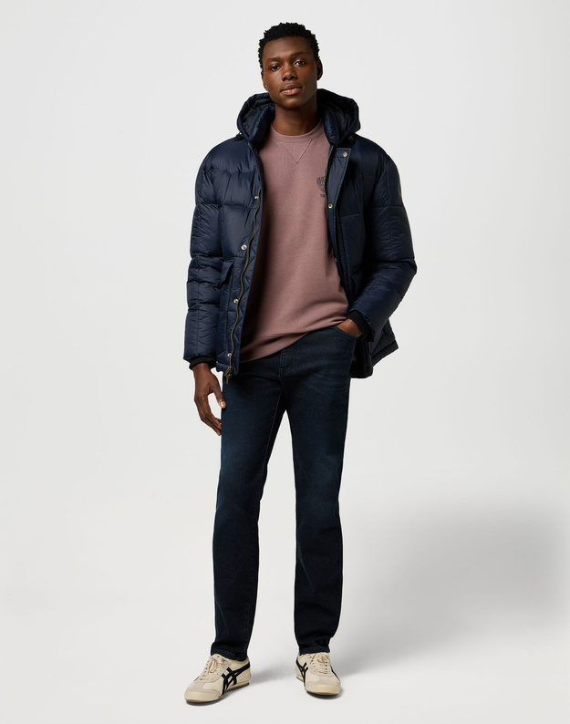 MESKA BLUZA WRANGLER AMERICANA CREW PEPPERCORN 112371650