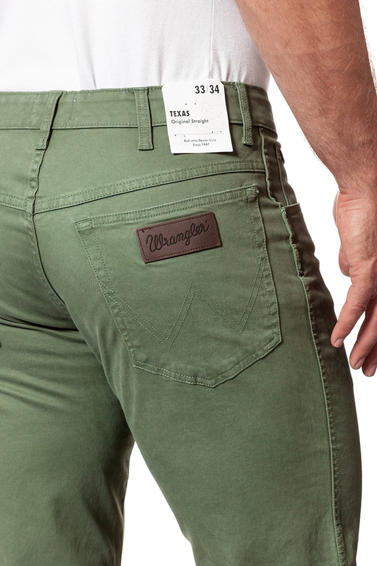 WRANGLER SPODNIE MĘSKIE TEXAS OLIVINE W121AP170 112126087