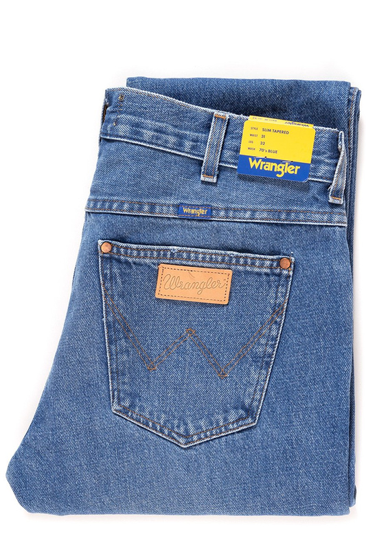 WRANGLER SLIM TAPERED B&Y FLAG BLUE W11SGX122 112126027