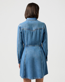 WRANGLER DAMSKA SUKIENKA JEANSOWA WRANGLER A LINE SHIRT DRESS PARTNERS 112350340